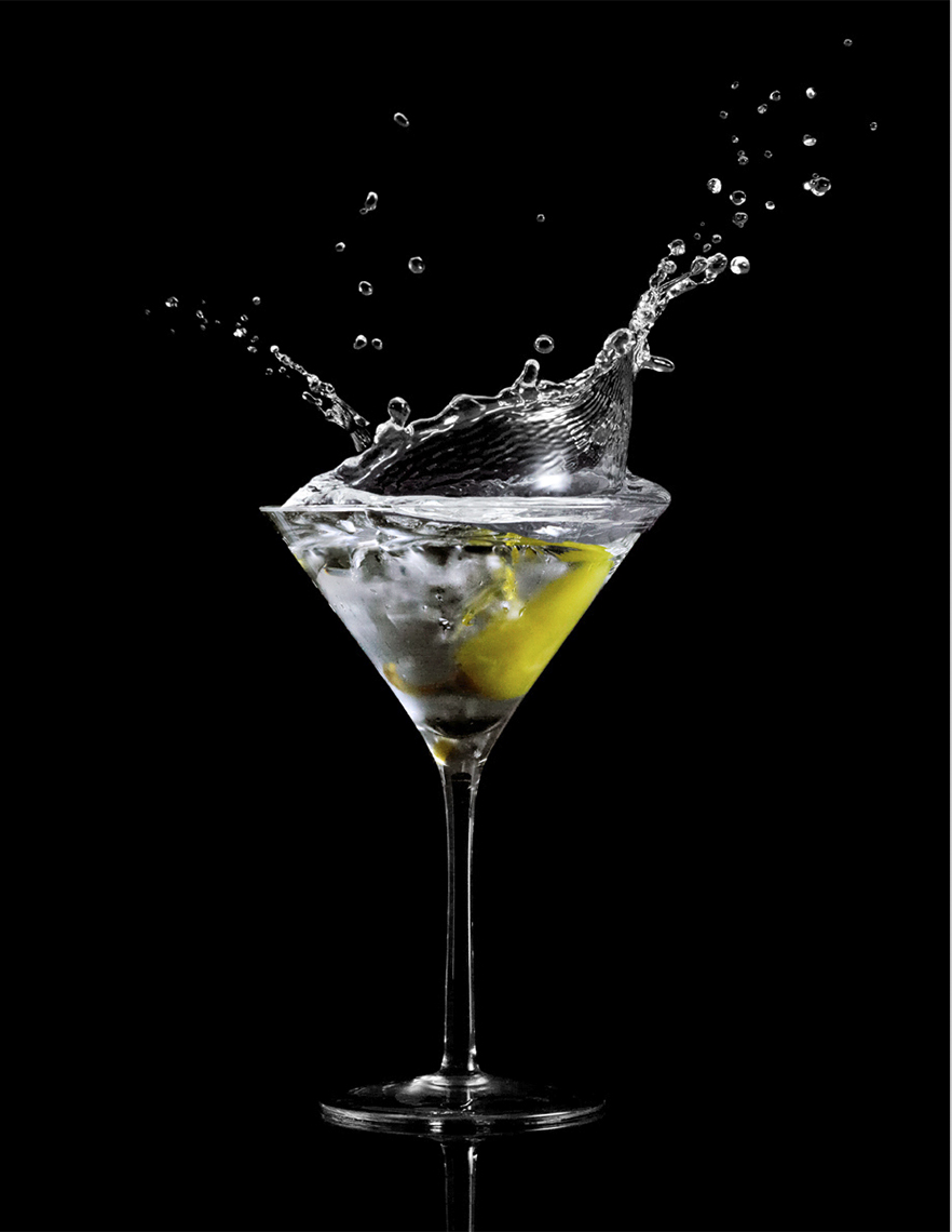 Pepper Martini Splash | Beverage Photographer, Marshall Gordon
